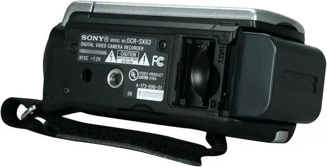 Alt view image 7 of 10 - SONY  DCR-SX63  1/8" Advanced HAD CCD 2.7" 230K  LCD 60X  Optical Zoom 16GB Handycam Camcorder