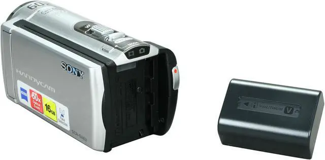 Alt view image 9 of 10 - SONY  DCR-SX63  1/8" Advanced HAD CCD 2.7" 230K  LCD 60X  Optical Zoom 16GB Handycam Camcorder