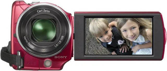 Alt view image 4 of 4 - SONY  DCR-SR68  Red  1/8" Advanced HAD CCD 2.7" 230K  LCD 60X  Optical Zoom 80GB Handycam Camcorder