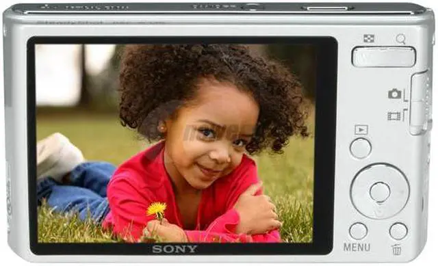 Alt view image 4 of 8 - SONY Cyber-shot DSC-W330 Silver 14.1 MP 4X Optical Zoom 26mm Wide Angle Digital Camera