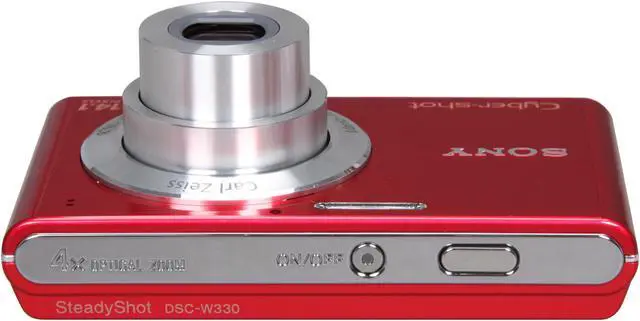 Alt view image 6 of 8 - SONY Cyber-shot DSC-W330 Red 14.1 MP 4X Optical Zoom 26mm Wide Angle Digital Camera