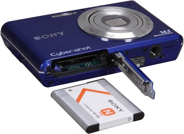 Alt view image 7 of 8 - SONY Cyber-shot DSC-W330 Blue 14.1 MP 4X Optical Zoom 26mm Wide Angle Digital Camera