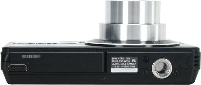 Alt view image 7 of 9 - SONY Cyber-shot DSC-W350 Black 14.1 MP 4X Optical Zoom 26mm Wide Angle Digital Camera