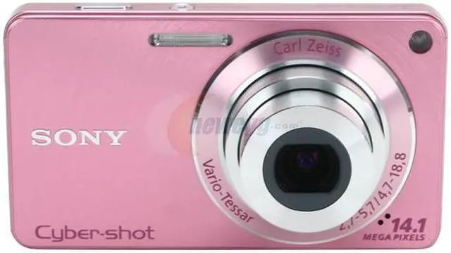 SONY Cyber-shot DSC-W350 Pink 14.1 MP 26mm Wide Angle Digital