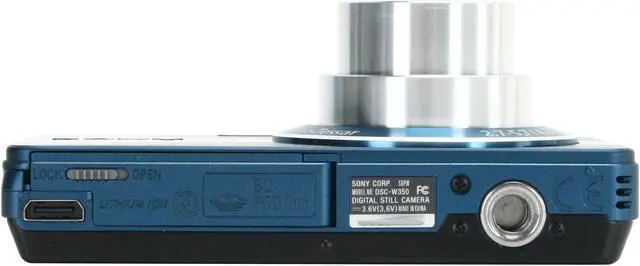 Alt view image 7 of 9 - SONY Cyber-shot DSC-W350 Blue 14.1 MP 4X Optical Zoom 26mm Wide Angle Digital Camera