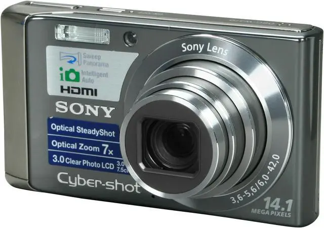 SONY Cyber-shot DSC-W370 Silver 14.1 MP Digital Camera - Newegg.com