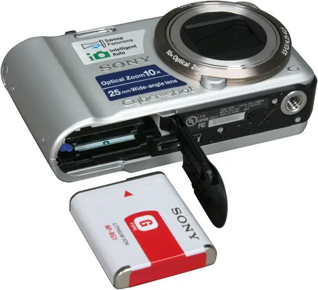 Alt view image 7 of 8 - SONY Cyber-shot DSC-H55 Silver 14.1 MP 3" LCD(230K) 10X Optical Zoom 25-250mm Wide Angle Digital Camera