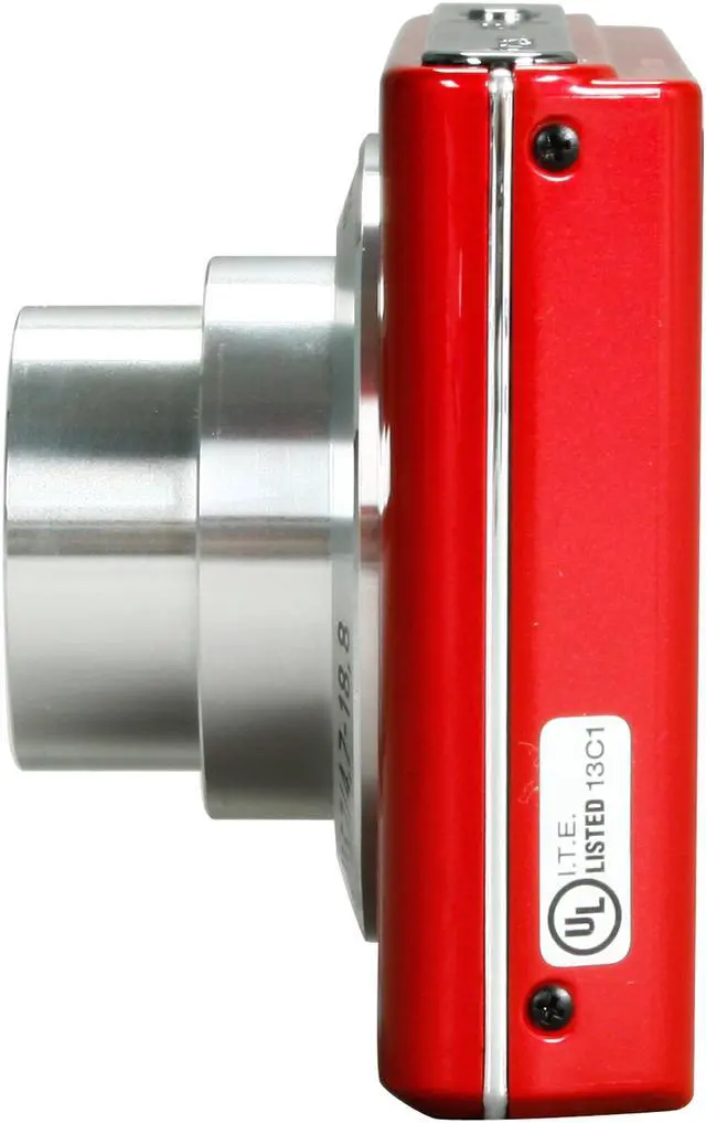 Alt view image 6 of 9 - SONY Cyber-shot DSC-W330 Red 14.1 MP 4X Optical Zoom 26mm Wide Angle Digital Camera Kit with Red Case and 2GB Memory Stick