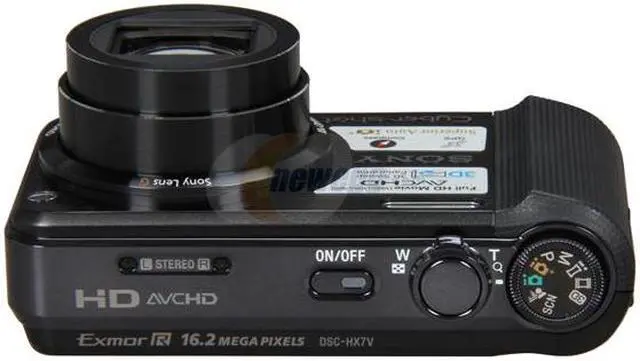 Alt view image 6 of 8 - SONY DSCHX7V/B Black 16.2 MP 10X Optical Zoom 25mm Wide Angle Digital Camera