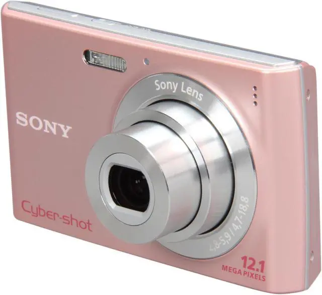 SONY DSCW510/P Pink 12.1 MP 26mm Wide Angle Digital Camera