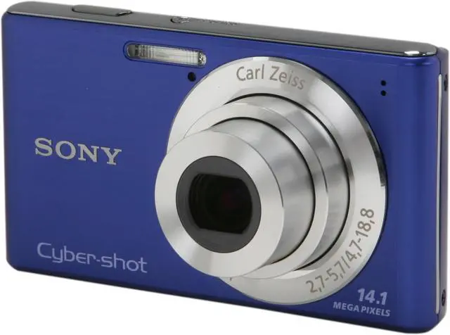 Main image of SONY DSCW530/L Blue 14.1 MP 4X Optical Zoom 26mm Wide Angle Digital Camera