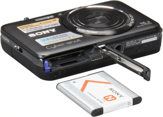 Alt view image 7 of 8 - SONY DSCWX9/B Black 16.2 MP 5X Optical Zoom 25mm Wide Angle Digital Camera
