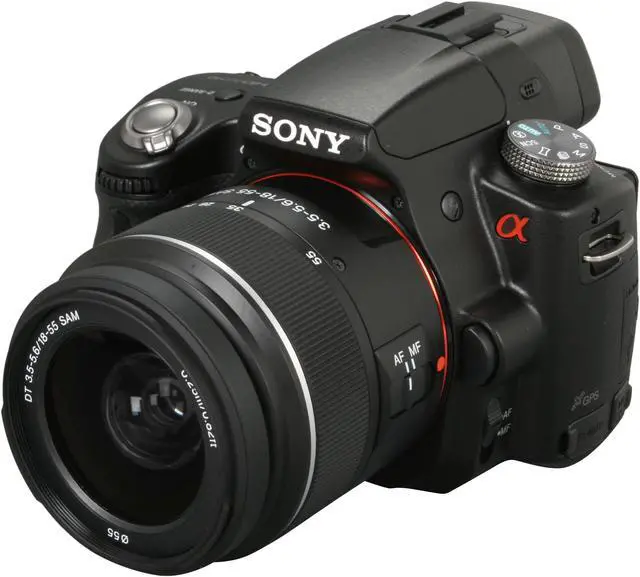 Main image of SONY SLT-A55VL Black 16.2 MP  Digital SLR Camera with 18-55mm Lens