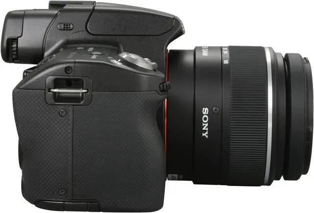 Alt view image 5 of 10 - SONY SLT-A55VL Black 16.2 MP  Digital SLR Camera with 18-55mm Lens