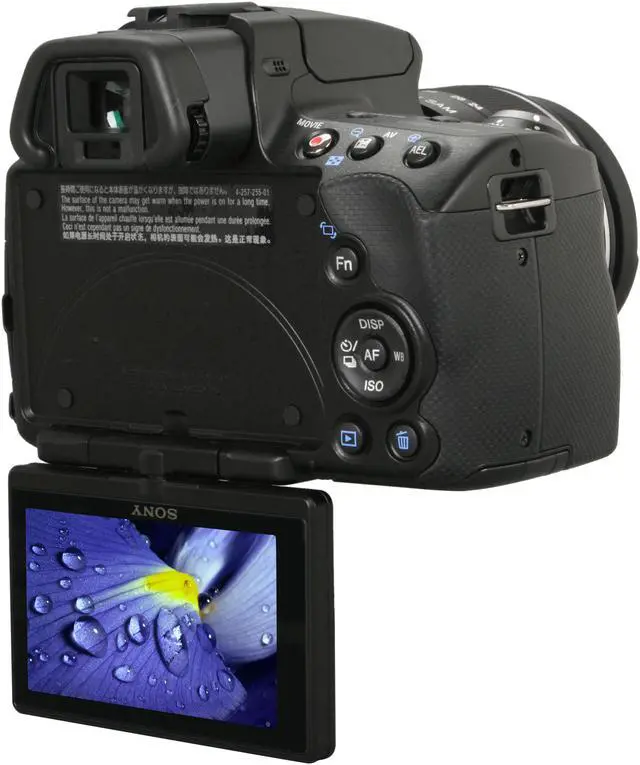 Alt view image 8 of 10 - SONY SLT-A55VL Black 16.2 MP  Digital SLR Camera with 18-55mm Lens