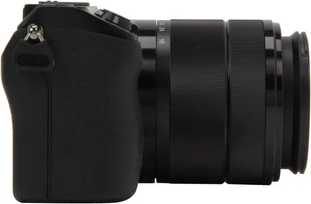 Alt view image 5 of 8 - Sony Alpha NEX-7K/B Black 24.3MP DSLR Camera With SEL1855 Lens