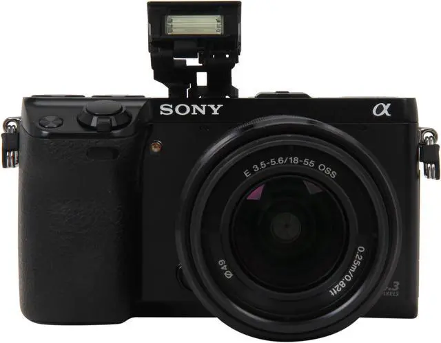 Alt view image 7 of 8 - Sony Alpha NEX-7K/B Black 24.3MP DSLR Camera With SEL1855 Lens