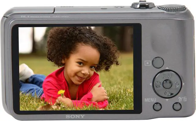 Alt view image 4 of 9 - SONY Cyber-shot DSC-H90 Silver 16.1 MP 16X Optical Zoom Digital Camera