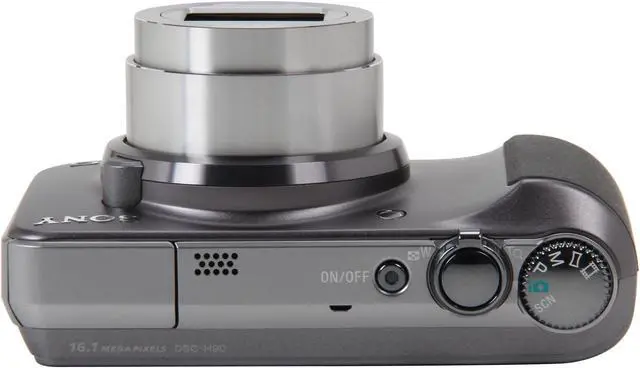 Alt view image 6 of 9 - SONY Cyber-shot DSC-H90 Silver 16.1 MP 16X Optical Zoom Digital Camera