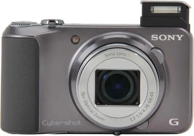 Alt view image 7 of 9 - SONY Cyber-shot DSC-H90 Silver 16.1 MP 16X Optical Zoom Digital Camera