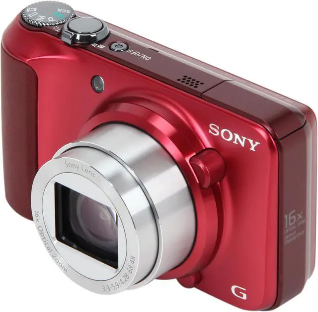 Main image of SONY Cyber-shot DSC-H90/R Red 16.1 MP 16X Optical Zoom Digital Camera