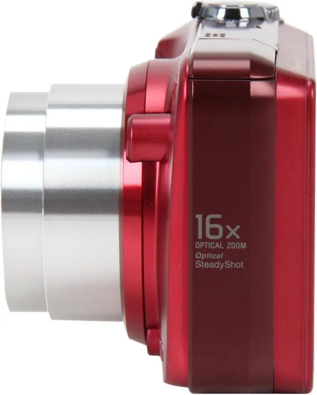 Alt view image 3 of 9 - SONY Cyber-shot DSC-H90/R Red 16.1 MP 16X Optical Zoom Digital Camera