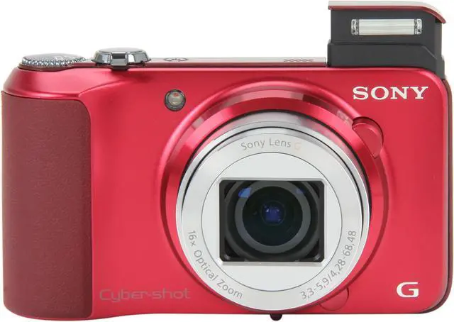 Alt view image 7 of 9 - SONY Cyber-shot DSC-H90/R Red 16.1 MP 16X Optical Zoom Digital Camera
