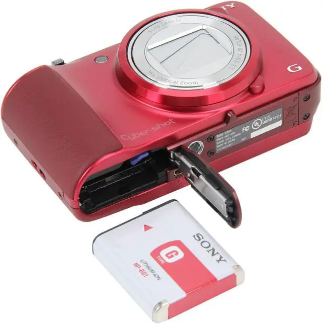 Alt view image 8 of 9 - SONY Cyber-shot DSC-H90/R Red 16.1 MP 16X Optical Zoom Digital Camera