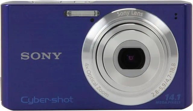 Alt view image 2 of 8 - SONY Cyber-shot DSC-W610/L Blue 14.1 MP 4X Optical Zoom Digital Camera
