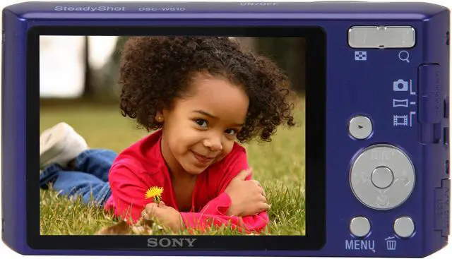 Alt view image 4 of 8 - SONY Cyber-shot DSC-W610/L Blue 14.1 MP 4X Optical Zoom Digital Camera