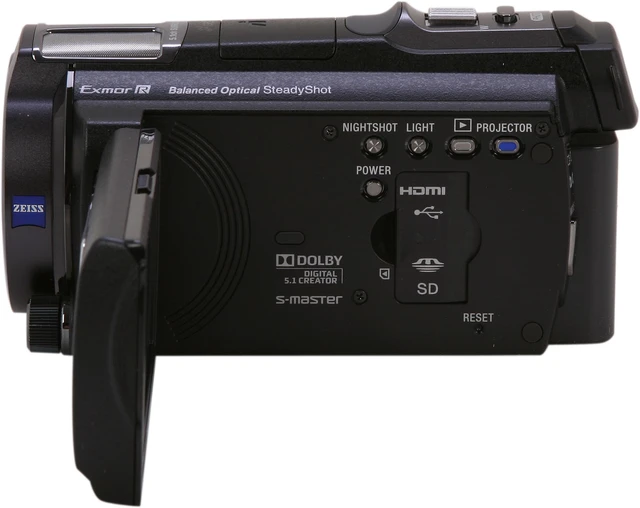 Alt view image 3 of 10 - SONY HDR-PJ760V Black 1/2.88" CMOS 3.0" (921K) LCD 10X Optical Zoom Full HD Flash Memory Camcorder