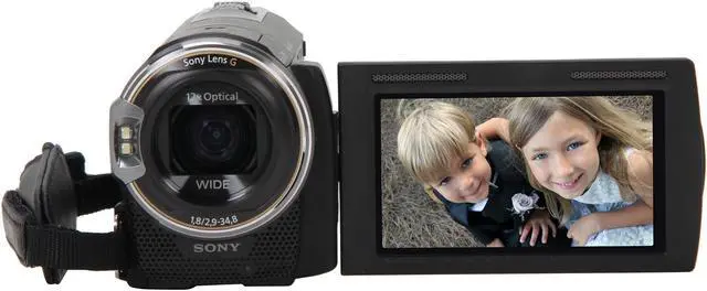 SONY HDR-CX580V Black Full HD Flash Memory Camcorder - Newegg.com