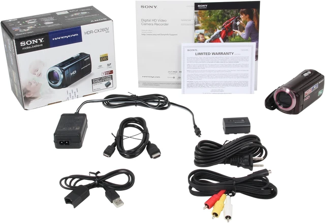 Alt view image 8 of 8 - SONY HDR-CX260V/T Brown 1/3.91" CMOS 3.0" (230K) LCD 30X Optical Zoom Full HD Flash Memory Camcorder
