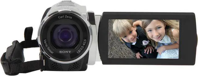 Alt view image 2 of 8 - SONY HDR-CX210/S Silver 1/5.8" CMOS 2.7" (230K) LCD 25X Optical Zoom Full HD Flash Memory Camcorder