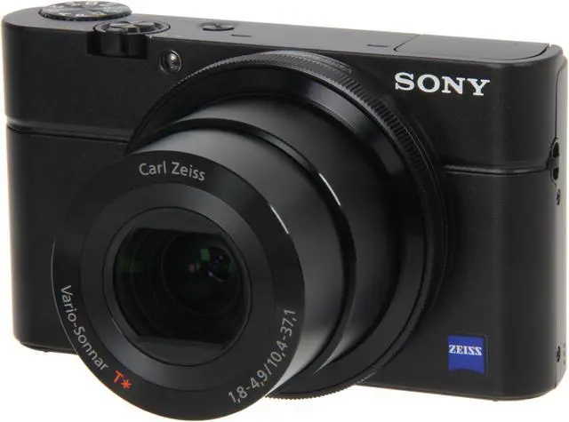 Main image of SONY RX100 Black 20.2 MP 3.6X Optical Zoom Digital Camera HDTV Output