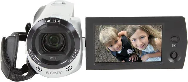 Alt view image 2 of 8 - SONY HDR-CX220/S Silver 1/5.8" CMOS 2.7" 230K LCD 27X Optical Zoom Full HD Camcorder