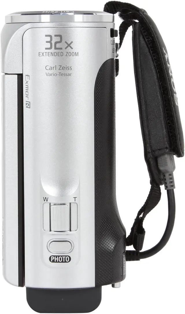 Alt view image 6 of 8 - SONY HDR-CX220/S Silver 1/5.8" CMOS 2.7" 230K LCD 27X Optical Zoom Full HD Camcorder