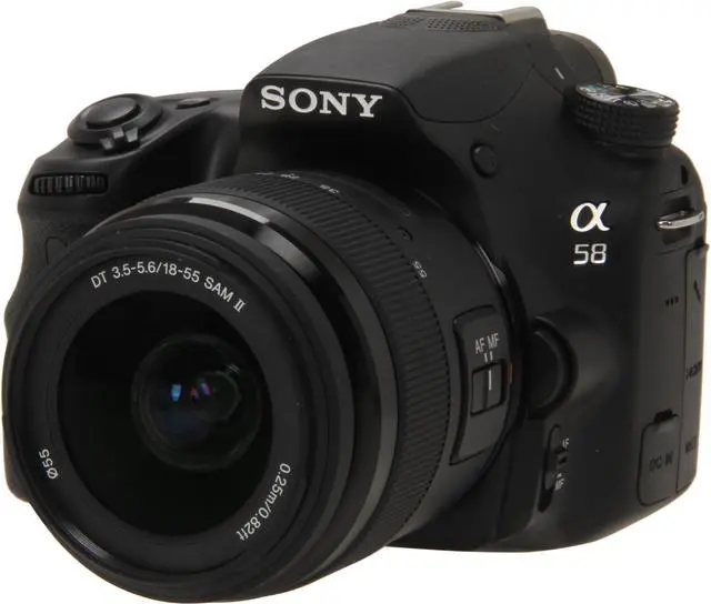 Main image of SONY SLT-A58K Digital SLR Cameras Black 20.1 MP Digital SLR Camera with 18-55mm Lens