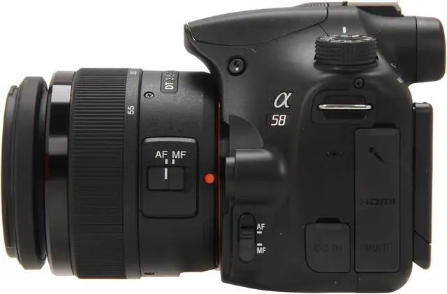 Alt view image 3 of 9 - SONY SLT-A58K Digital SLR Cameras Black 20.1 MP Digital SLR Camera with 18-55mm Lens