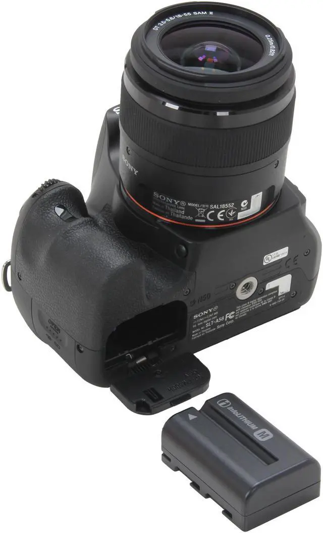 Alt view image 8 of 9 - SONY SLT-A58K Digital SLR Cameras Black 20.1 MP Digital SLR Camera with 18-55mm Lens