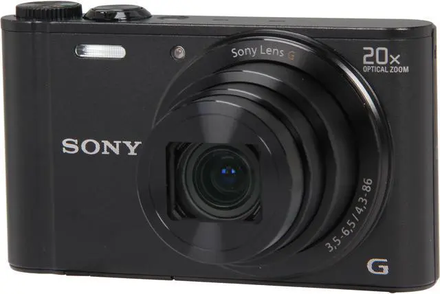 Main image of SONY Cyber-shot DSC-WX300/B Black 18.2 MP 20X Optical Zoom Digital Camera HDTV Output