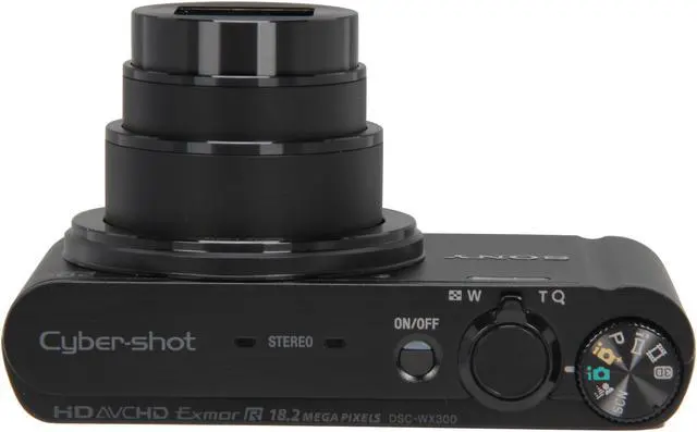 Alt view image 6 of 8 - SONY Cyber-shot DSC-WX300/B Black 18.2 MP 20X Optical Zoom Digital Camera HDTV Output