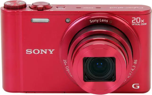 Alt view image 2 of 8 - SONY Cyber-shot DSC-WX300/R Red 18.2 MP 20X Optical Zoom Digital Camera HDTV Output
