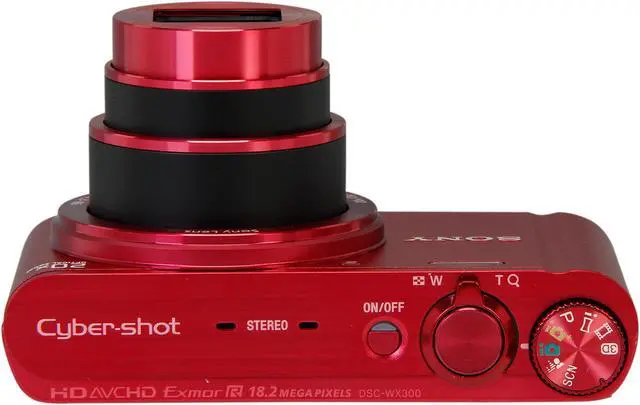 Alt view image 6 of 8 - SONY Cyber-shot DSC-WX300/R Red 18.2 MP 20X Optical Zoom Digital Camera HDTV Output