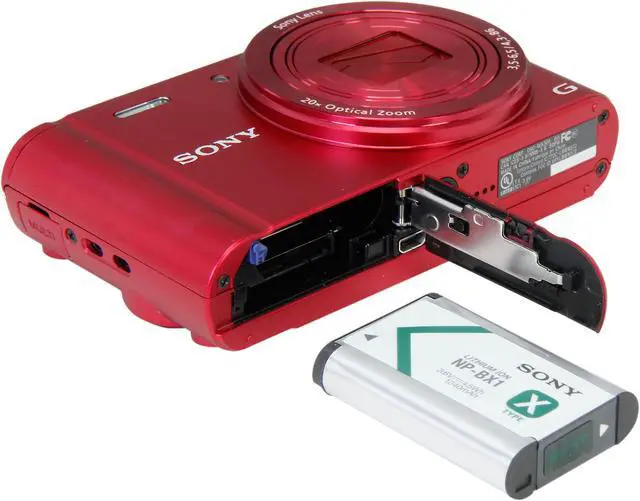 Alt view image 7 of 8 - SONY Cyber-shot DSC-WX300/R Red 18.2 MP 20X Optical Zoom Digital Camera HDTV Output