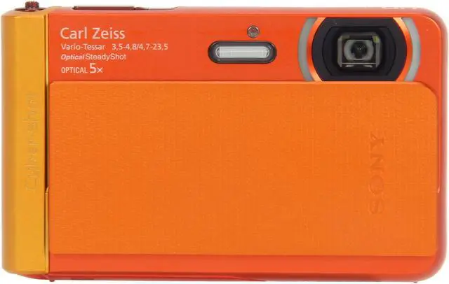 Alt view image 2 of 8 - SONY Cyber-shot DSC-TX30/D Orange 18.2MP 5X Optical Zoom Waterproof Shockproof 26mm Wide Angle Digital Camera HDTV Output