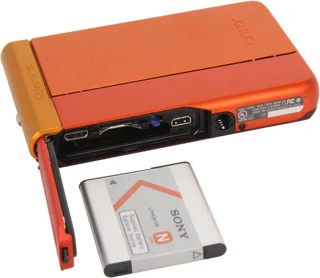 Alt view image 7 of 8 - SONY Cyber-shot DSC-TX30/D Orange 18.2MP 5X Optical Zoom Waterproof Shockproof 26mm Wide Angle Digital Camera HDTV Output