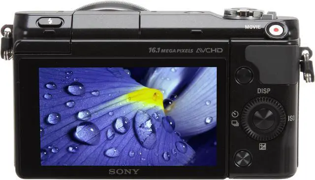 Alt view image 4 of 10 - SONY NEX-3N Black 16.1MP 3.0" 460,8K LCD Mirrorless Digital Camera with 16-50mm f/3.5-5.6 Lens