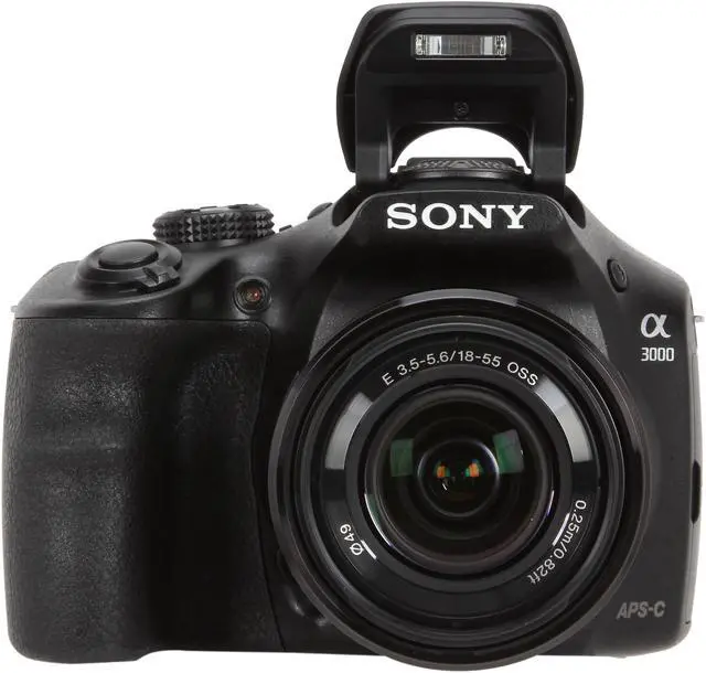 Alt view image 7 of 9 - SONY Alpha A3000 ILCE-3000K/B Black Interchangeable Lens Digital Camera with 18-55mm Lens