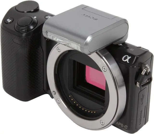 Alt view image 8 of 10 - SONY Alpha NEX-5T NEX-5T/B Black 16.1 MP 3.0" 921.6K Touch LCD Compact Interchangeable Lens Digital Camera - Body